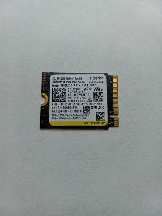 Drives & Storage>SSD Drives - Dell - 9D0TT - Open Box
