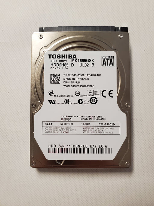 Drives & Storage>Internal Hard Drives>SATA - Dell - KJ5JD - Open Box
